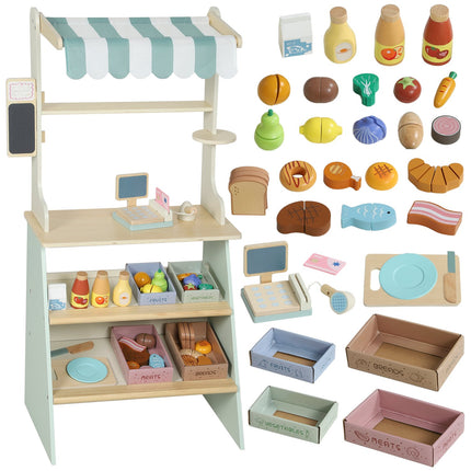 Kids Play Store with Cash Register & 34 Accessories