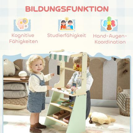 Kids Play Store with Cash Register & 34 Accessories