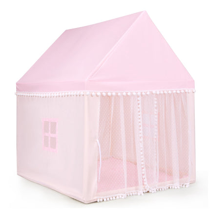 Kids Play Tent House With Mattress, Mesh Door, 2 Windows