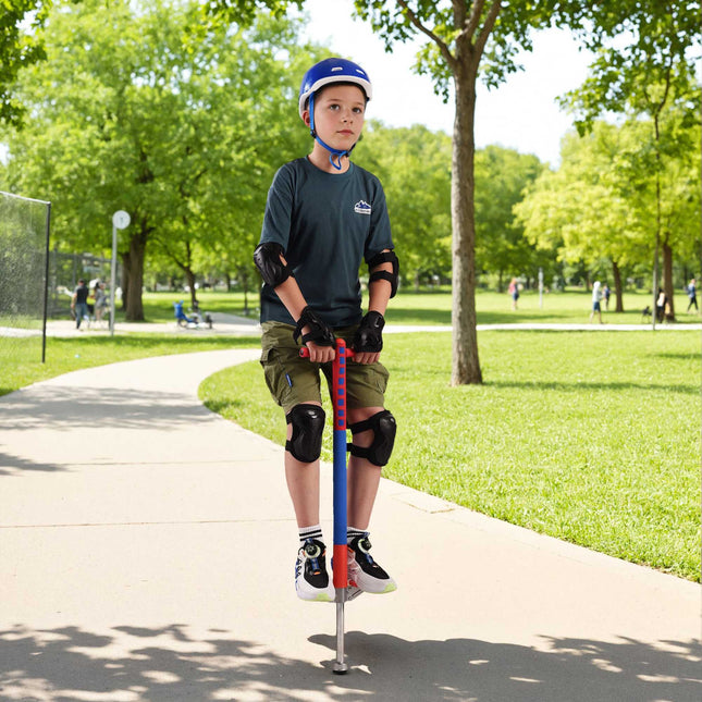 Kinder Pogo Stick, 35 kg Tragkraft, gepolsterte Griffe