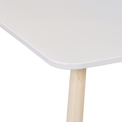 Kids' Rabbit Ear Table and Chair Set – MDF & Pine Wood