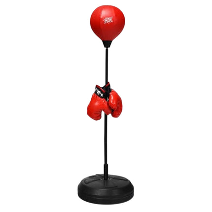 Kids Reflex Punching Bag Set, 122–154 cm, Stand, Gloves
