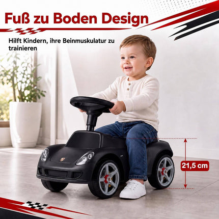 Kids Ride-On Car with Horn & Sound, Porsche Licensed