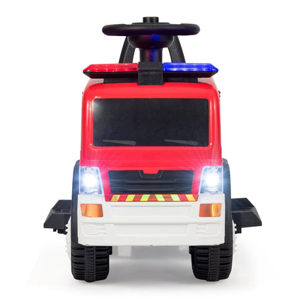Kids Ride-On Fire Truck, Electric 6V, Lights and Sounds