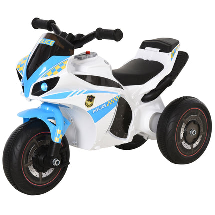 Kids Ride-On Motorcycle with Music & Lights, Blue, 18-36 Months