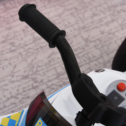 Kids Ride-On Motorcycle with Music & Lights, Blue, 18-36 Months
