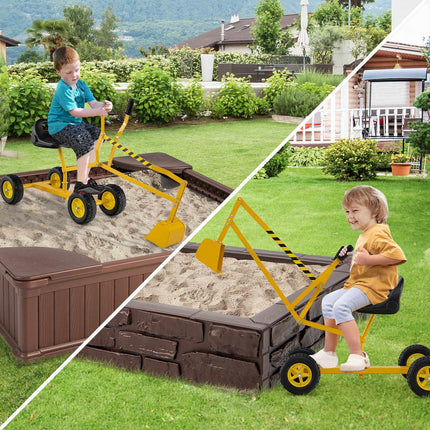 Kinder-Sandbagger zum Aufsitzen, 360° drehbar, 2-Hand-Steuerung