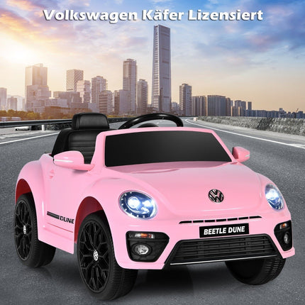 Kinder Aufsitz-VW Käfer mit Musik & Fernsteuerung