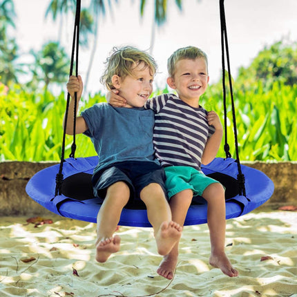 Rund-Nestschaukel für Kinder, 100 cm, verstellbares Seil, 150 kg Tragkraft