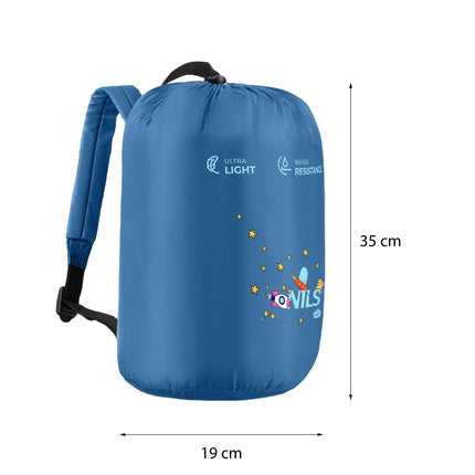 Kinderschlafsack mit Rucksack, 170x60 cm, 12 °C