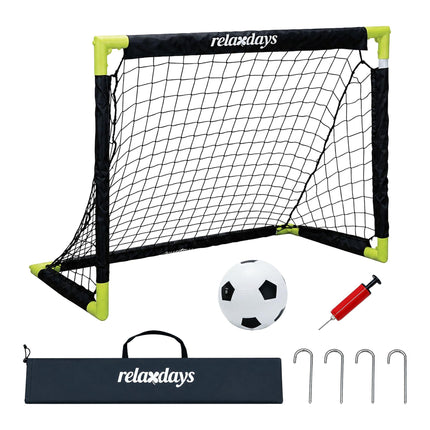 Fußballtor-Set zum Zusammenstecken für Kinder mit Ball und Tasche