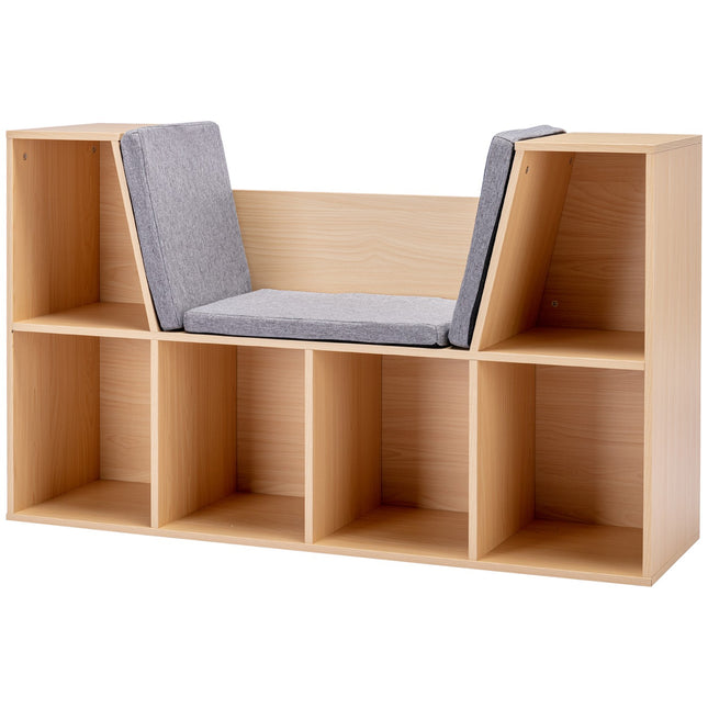 Kinderopbergplank en bank met kussen, 103 x 30 x 62 cm