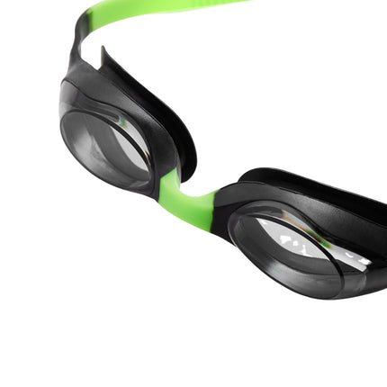 Kinder Schwimmbrille, Schwarz/Grün, Antibeschlaggläser
