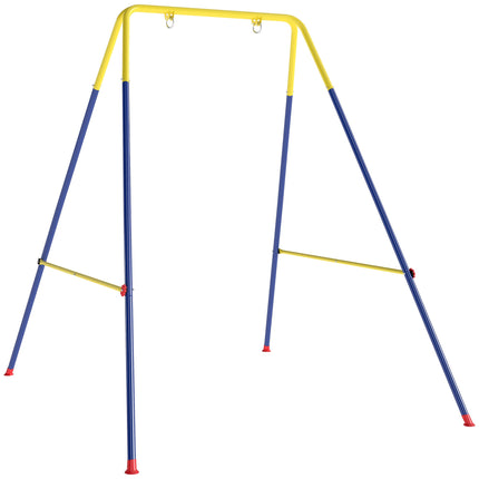 Kids Swing Frame, Foldable Steel, Indoor/Outdoor Use