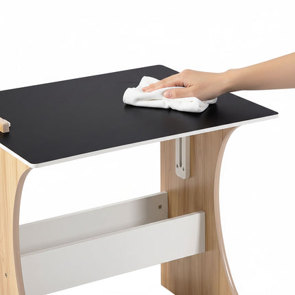 Kids Table & Chair Set with Chalkboard Top