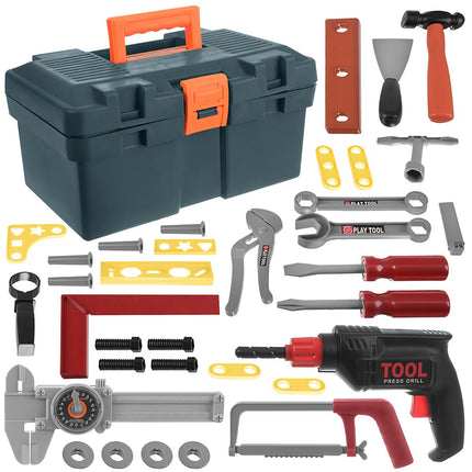 Kids Tool Set with 32 Pieces in Carrying Case