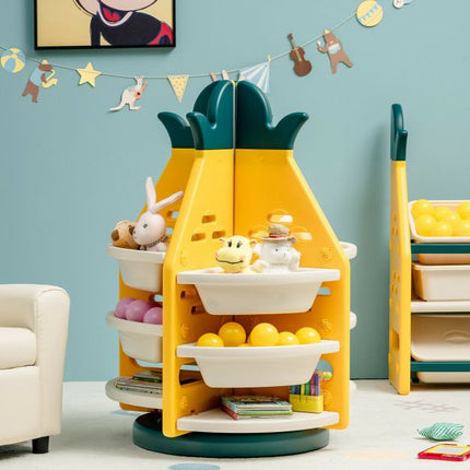 Spielzeug-Organizer für Kinder – 360° drehbar, 8 Behälter