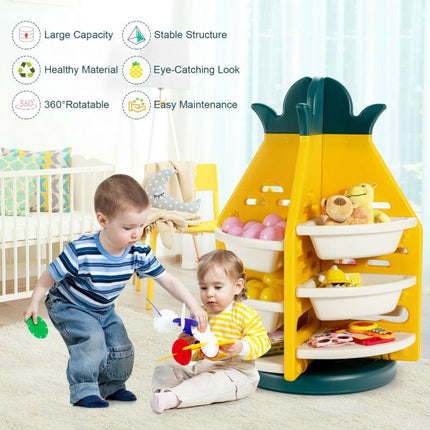 Spielzeug-Organizer für Kinder – 360° drehbar, 8 Behälter