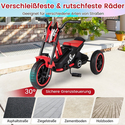 Kinder-Dreirad mit Pedalen, Rot, ab 3 Jahren