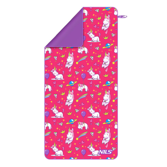 Kids Unicorn Microfiber Towel, 160 x 80 cm, Quick Dry