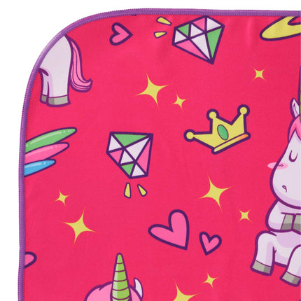Kinder-Einhorn-Mikrofaserhandtuch, 160 x 80 cm, schnell trocknend