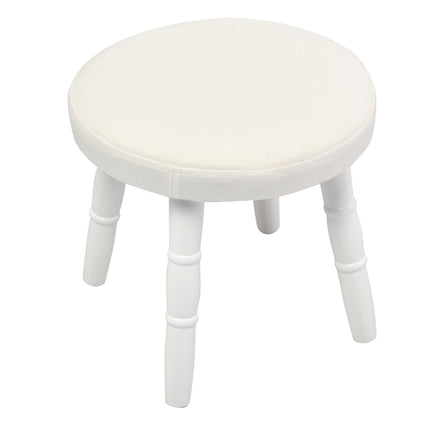 Kids Vanity Table Set With Stool, Mirror, Drawer, White