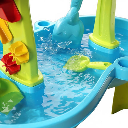Wasserspieltisch für Kinder mit Zubehör – 2 Ebenen