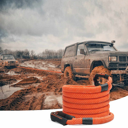 Kinetic Recovery Tow Rope, 1 In x 20 Ft, 38,000 Lbs