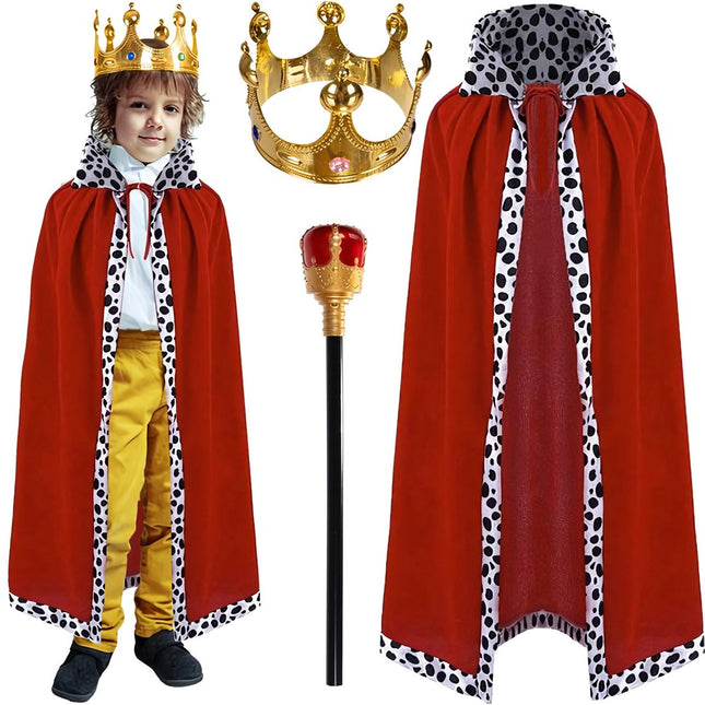 Königskostüm-Set 3-tlg. Kruzzel 20560