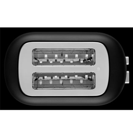 KitchenAid 2-Slice Toaster with Extra-Wide Slots, Matte Black, All-Metal