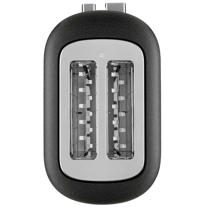 KitchenAid 2-Slice Toaster with Manual Lift Lever, Cast Iron Black, All-Metal