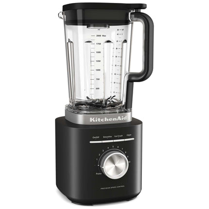 KitchenAid Pure Power Blender 2.0 l, 1200 W, 10 Speeds, Matte Black