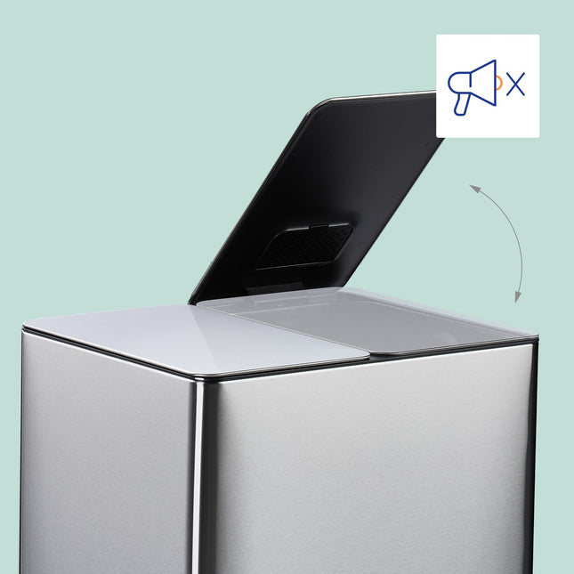 Küchenabfalleimer mit zwei 15L Geruchsfiltersystemen
