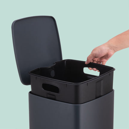 Mülleimer mit Soft-Close-Deckel 30L