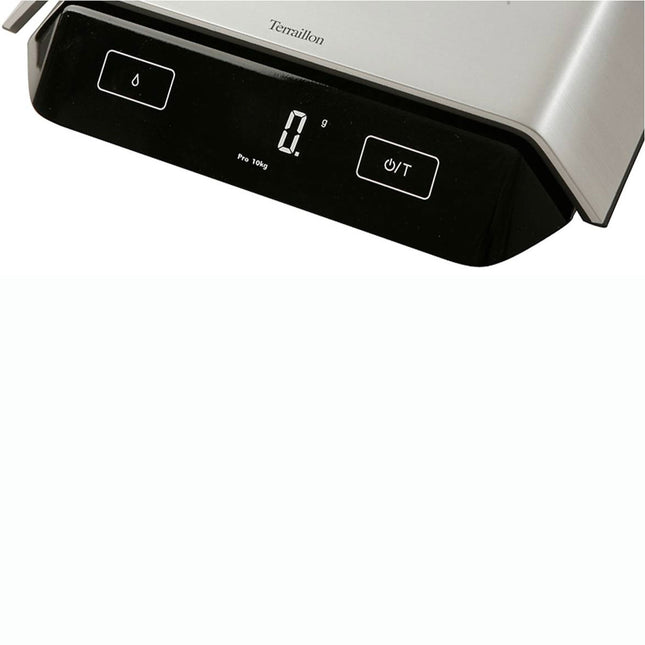 Küchenwaage, Edelstahl, 10kg Kapazität, LCD-Display