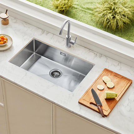 Kitchen Sink Workstation 76cm, 304 SS Single Bowl