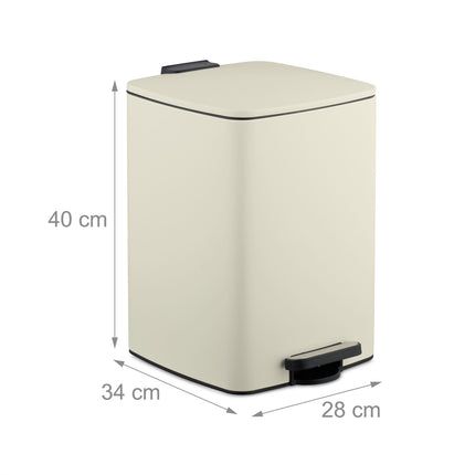 Kitchen Waste Bin 20L with Soft-Close Lid