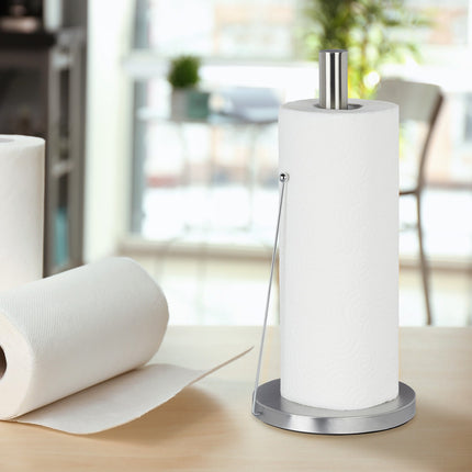 Kitchen roll holder stainless steel standing