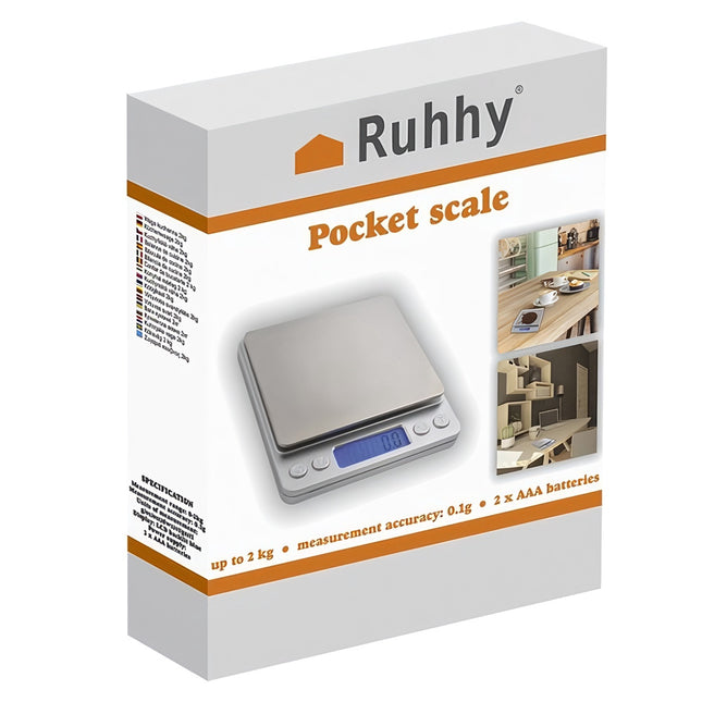 Küchenwaage 2kg Ruhhy 24210