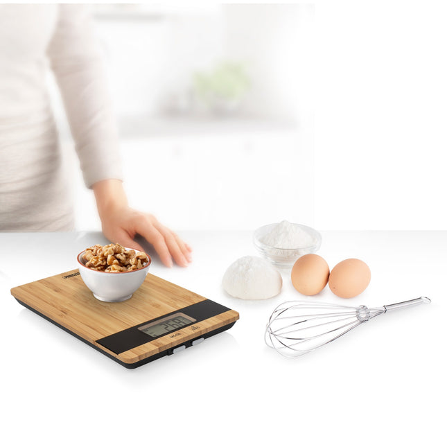 Küchenwaage Bambus 5kg 492944 Küchenwaage Pure