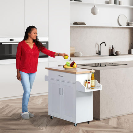 Kitchen trolley with worktop