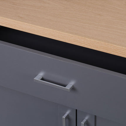 Kitchen trolley with worktop