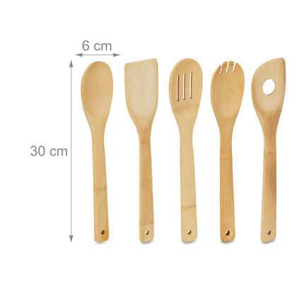 Kitchen utensil holder with spoons