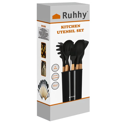 Ustensiles de cuisine - lot de 12 pièces. Ruhy 21804 