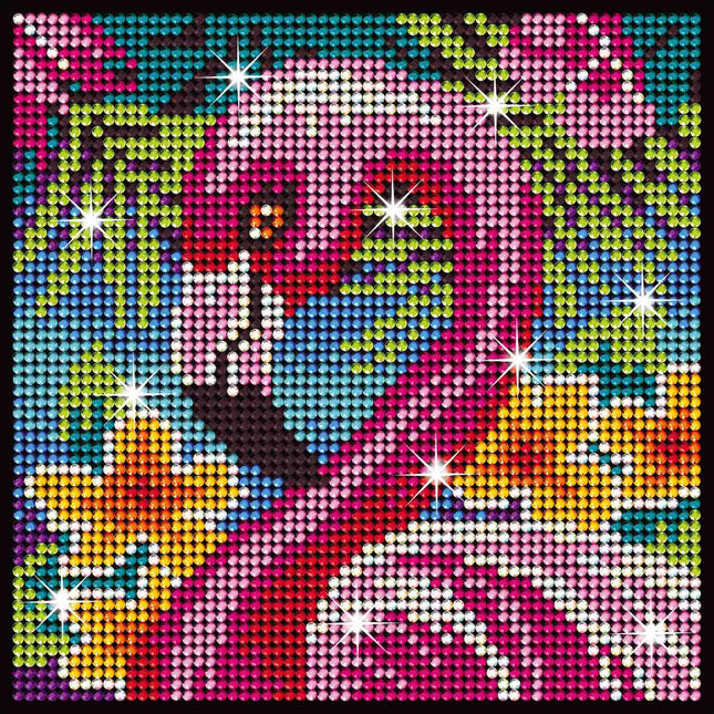 Kitfix Diy Set Diamond Art Flamingo