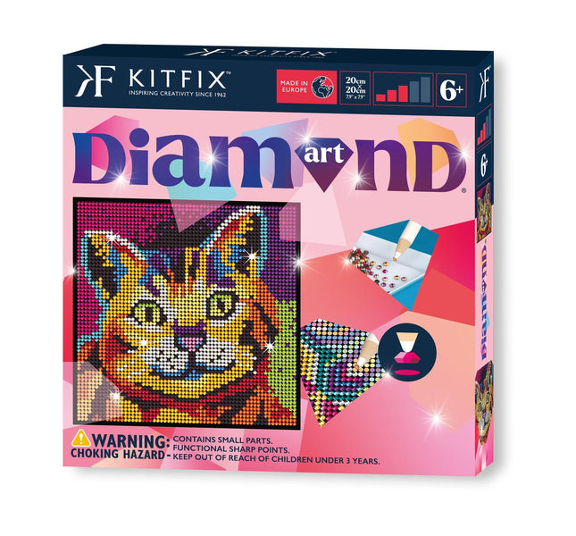 Kitfix Diy Set Diamond Art Kitten