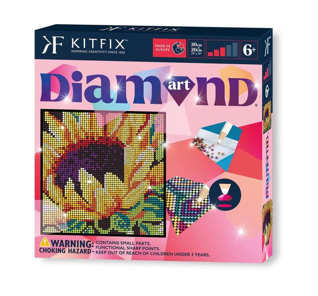 Kitfix Diy Set Diamond Art Sunflower