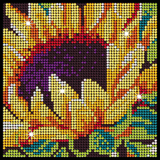 Kitfix Diy Set Diamond Art Sunflower