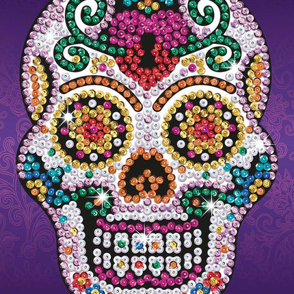 Kitfix Diy Set Sequin Art Craft Teen Sugar Skull