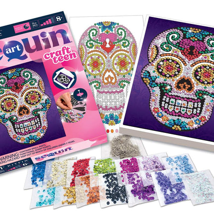 Kitfix Diy Set Sequin Art Craft Teen Sugar Skull